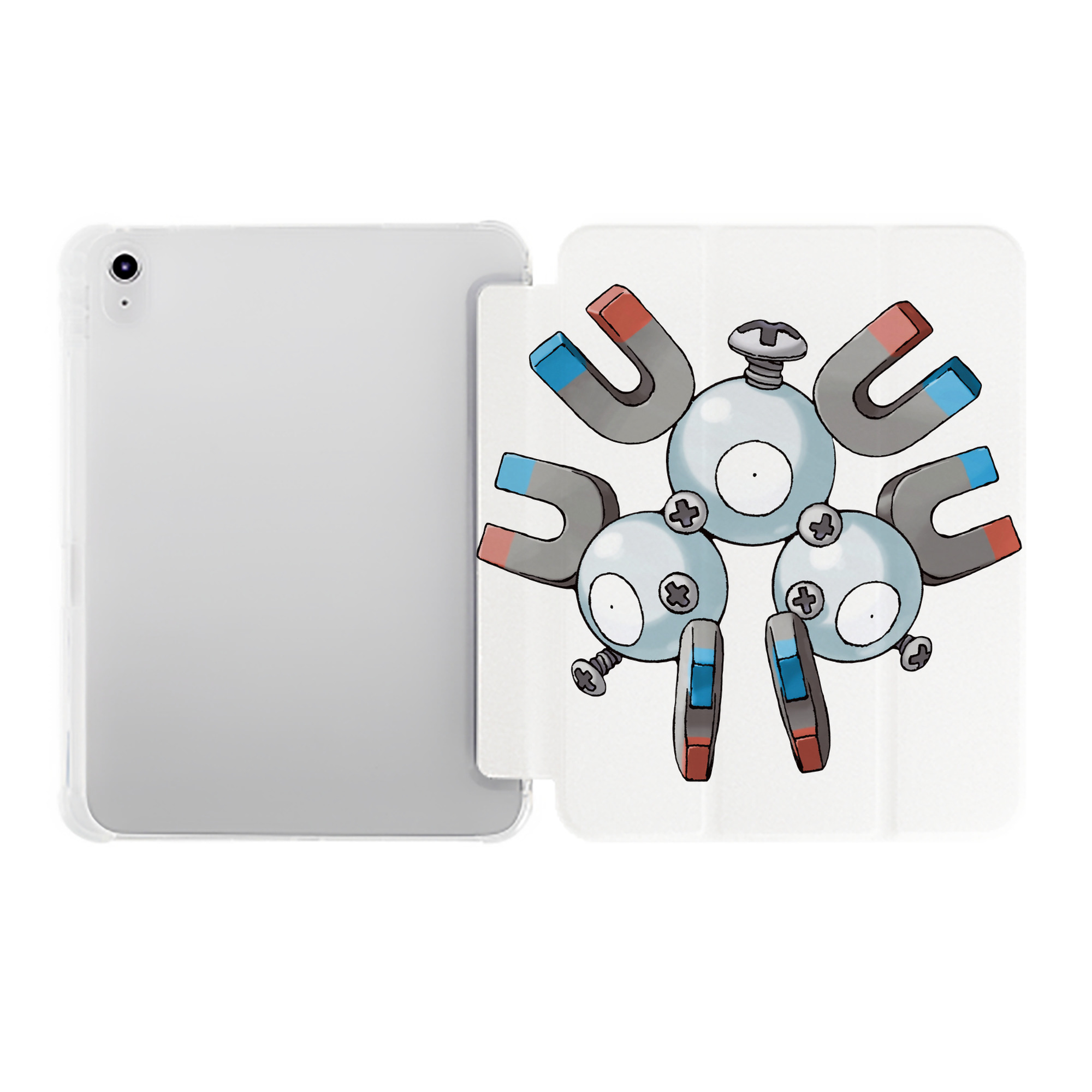 （画像用） ポケットモンスター Pokémon IPad ケース ペン収納付き 三つ折りスタンド PUレザー×シリコン 対応機種9.5/10.5/10.9インチ